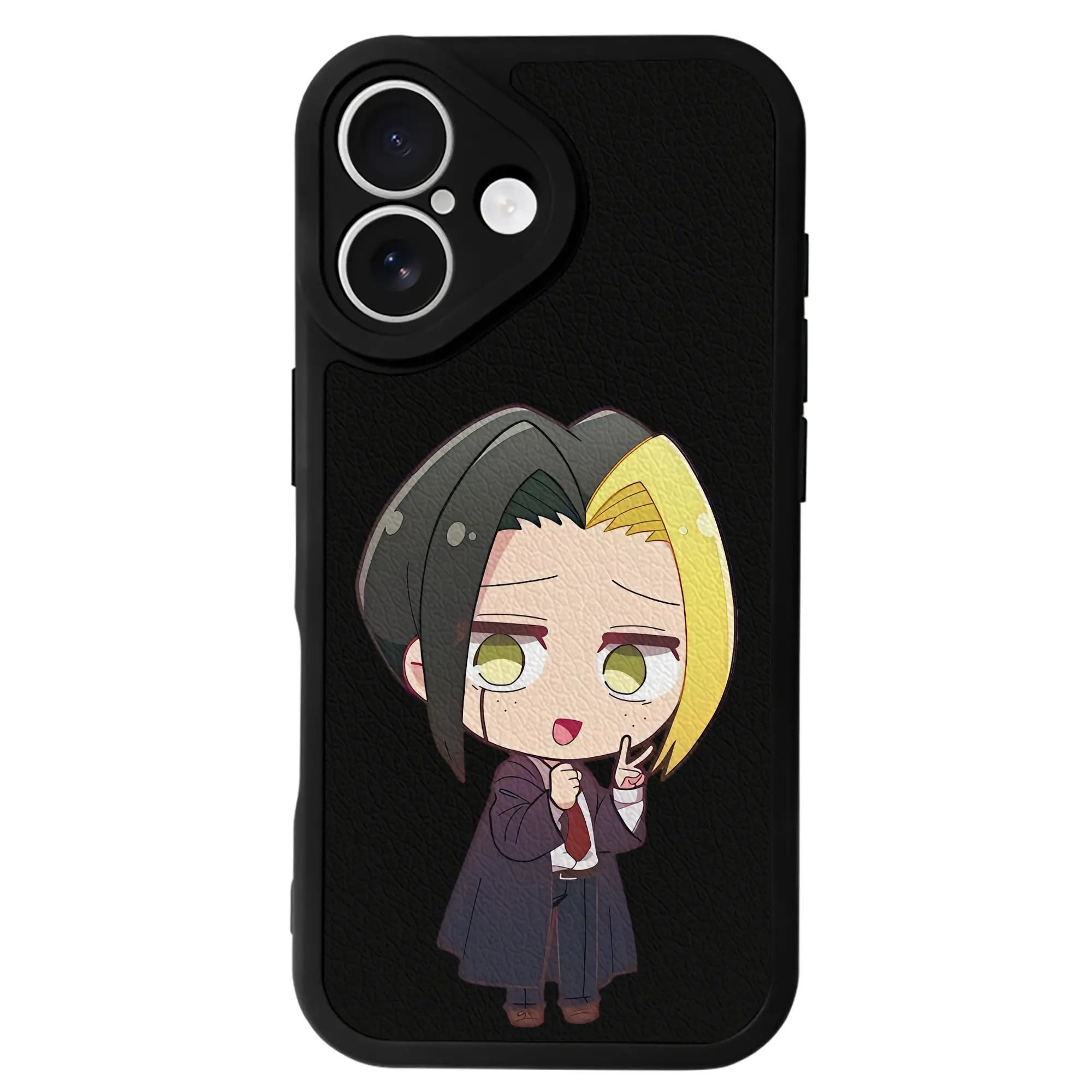 マッシュル グッズ,フィン・エイムズ - IPhone 16シリーズ対応 ・ シリコンスマホケース ・ レザー調 ・ 高精度フィット ・ 耐衝撃 ・ ワイヤレス充電対応 ・ 精密カット